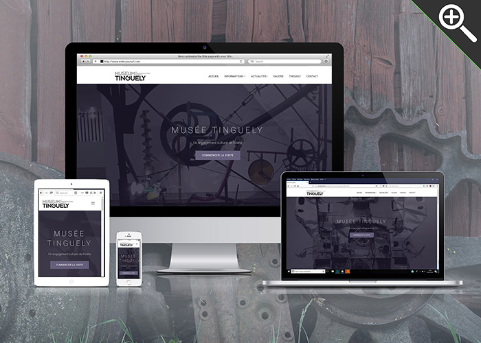 voir la démo site internet musée